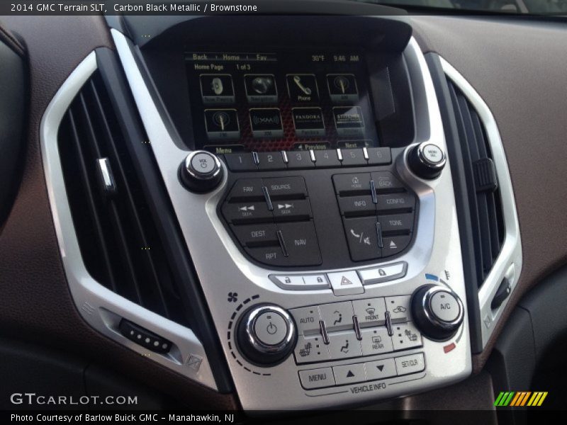 Carbon Black Metallic / Brownstone 2014 GMC Terrain SLT