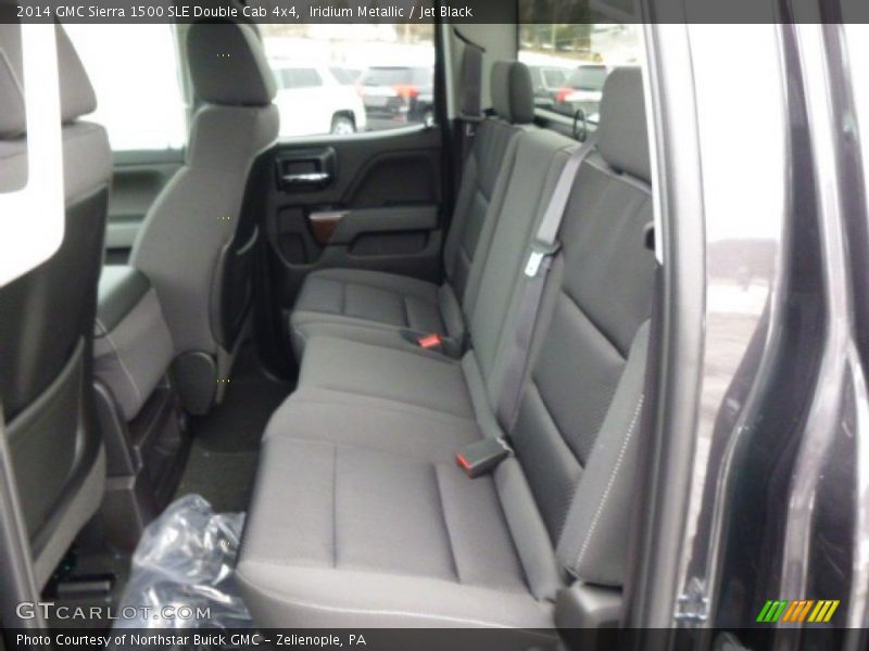 Rear Seat of 2014 Sierra 1500 SLE Double Cab 4x4