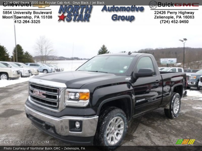 Onyx Black / Jet Black 2014 GMC Sierra 1500 SLE Regular Cab 4x4