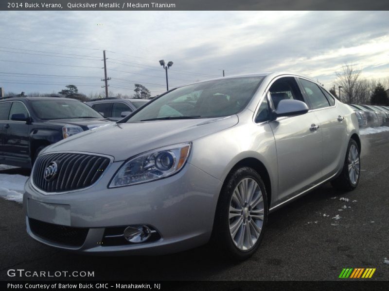 Quicksilver Metallic / Medium Titanium 2014 Buick Verano