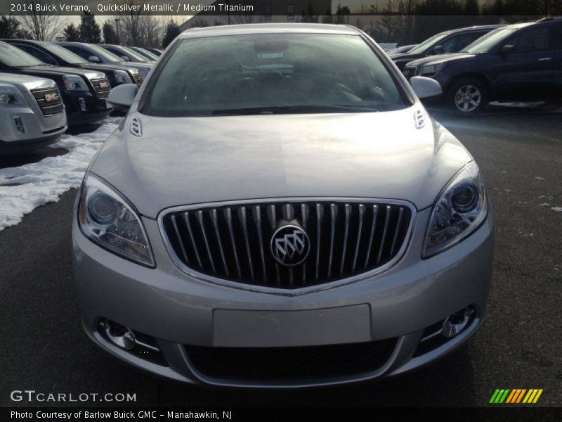Quicksilver Metallic / Medium Titanium 2014 Buick Verano