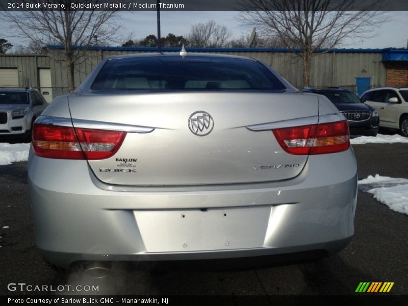 Quicksilver Metallic / Medium Titanium 2014 Buick Verano