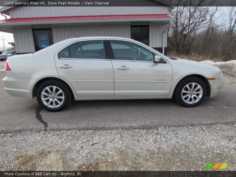 Dune Pearl Metallic / Dark Charcoal 2008 Mercury Milan V6