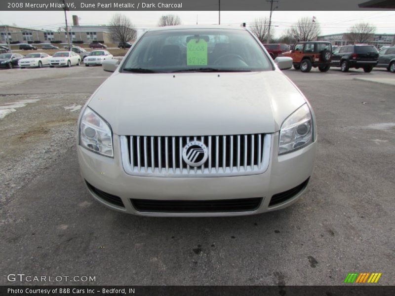Dune Pearl Metallic / Dark Charcoal 2008 Mercury Milan V6