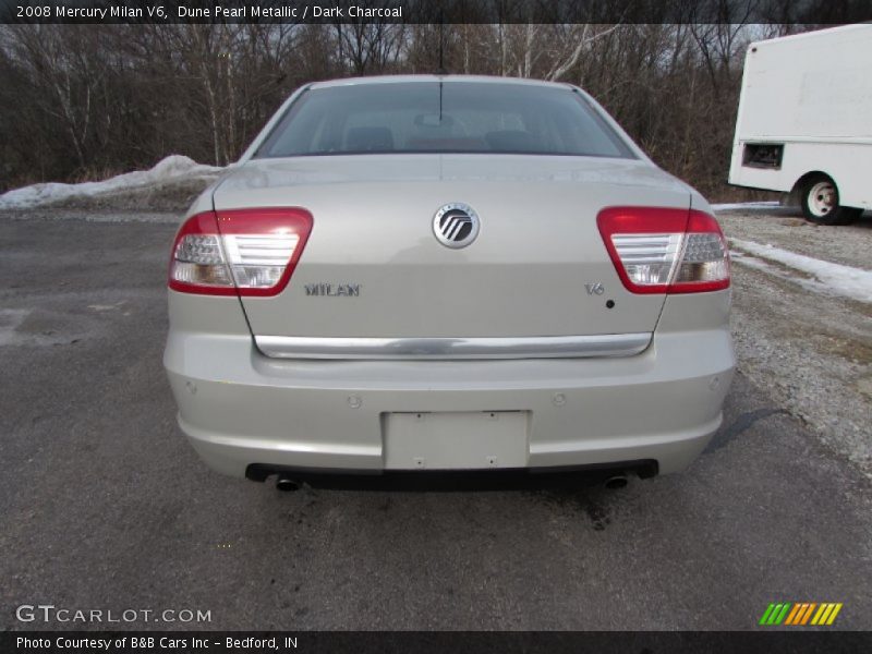 Dune Pearl Metallic / Dark Charcoal 2008 Mercury Milan V6
