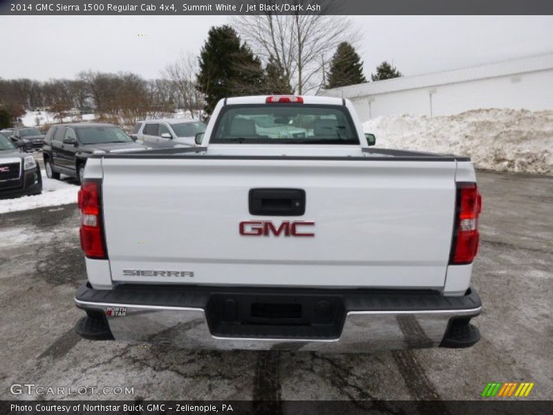 Summit White / Jet Black/Dark Ash 2014 GMC Sierra 1500 Regular Cab 4x4