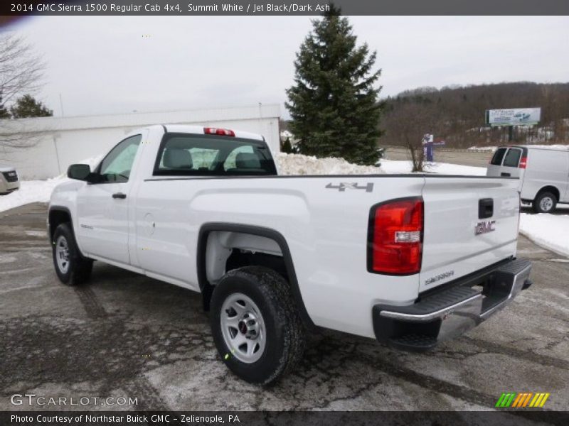 Summit White / Jet Black/Dark Ash 2014 GMC Sierra 1500 Regular Cab 4x4