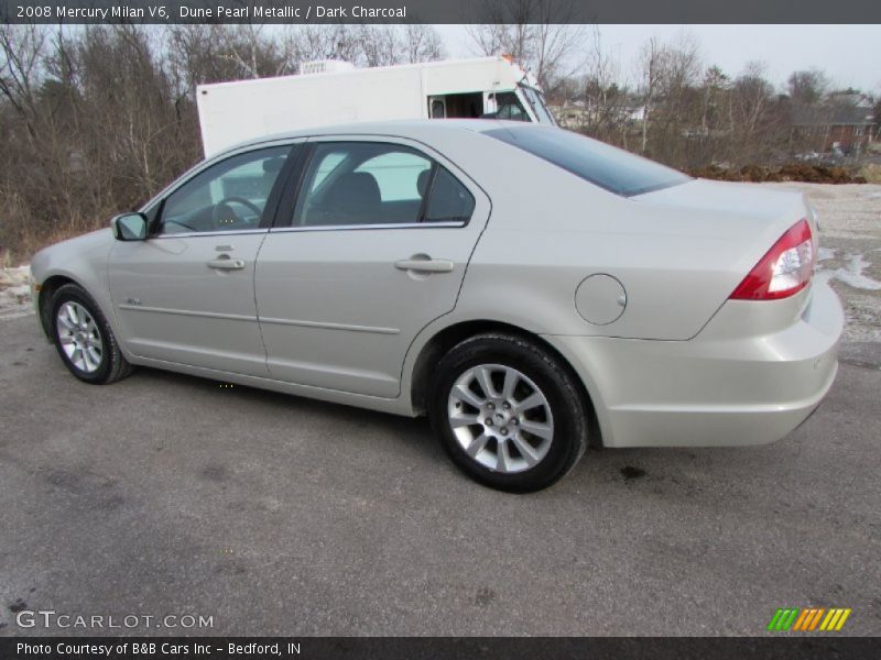 Dune Pearl Metallic / Dark Charcoal 2008 Mercury Milan V6