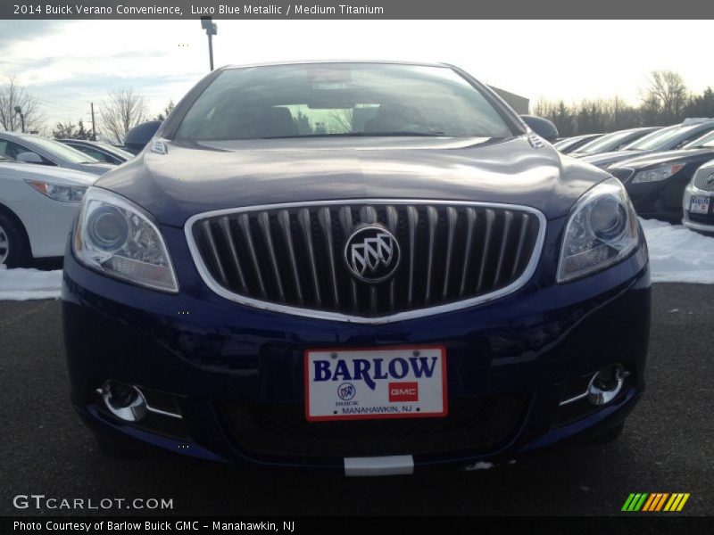 Luxo Blue Metallic / Medium Titanium 2014 Buick Verano Convenience