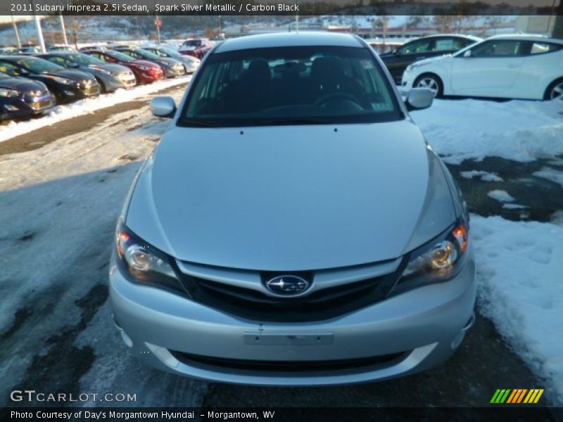 Spark Silver Metallic / Carbon Black 2011 Subaru Impreza 2.5i Sedan