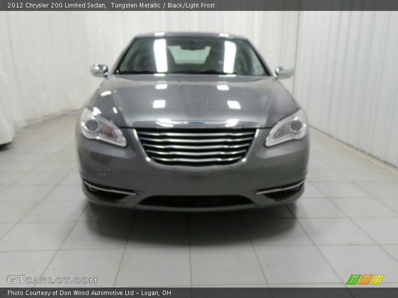 Tungsten Metallic / Black/Light Frost 2012 Chrysler 200 Limited Sedan
