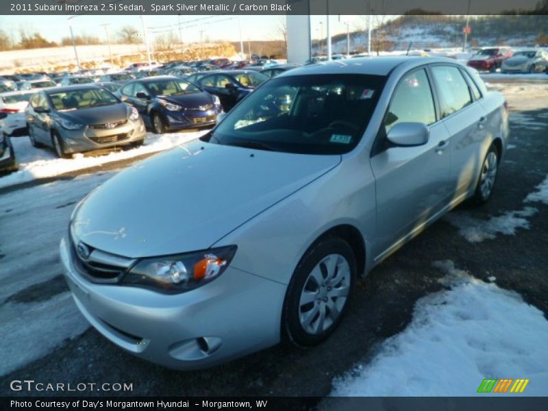 Spark Silver Metallic / Carbon Black 2011 Subaru Impreza 2.5i Sedan