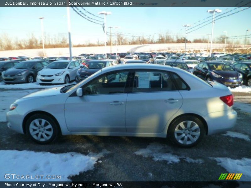 Spark Silver Metallic / Carbon Black 2011 Subaru Impreza 2.5i Sedan