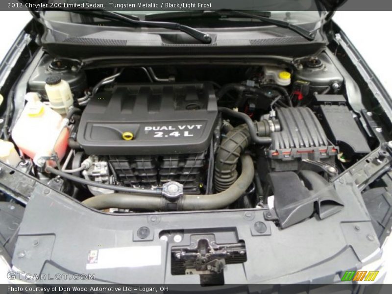 Tungsten Metallic / Black/Light Frost 2012 Chrysler 200 Limited Sedan