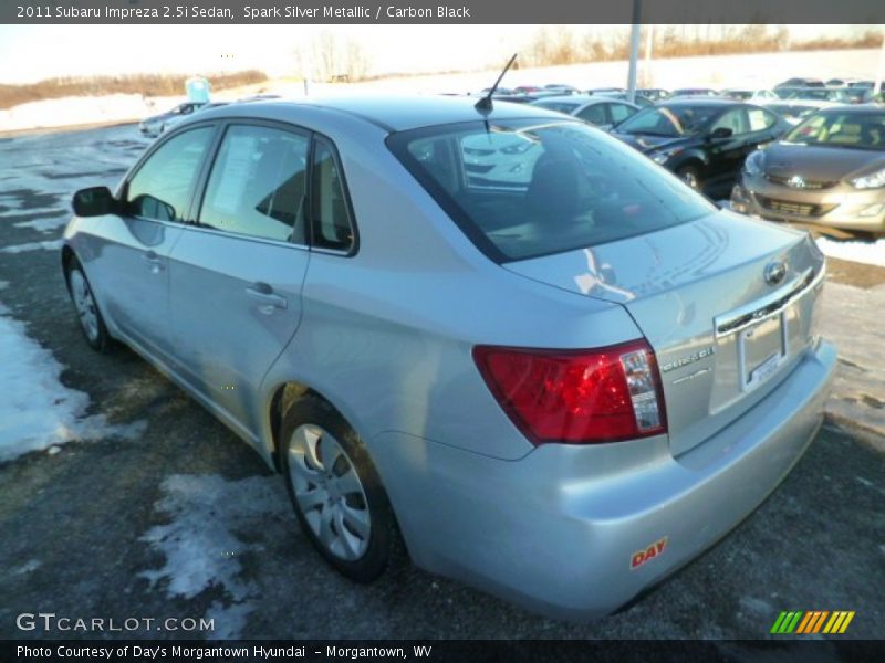 Spark Silver Metallic / Carbon Black 2011 Subaru Impreza 2.5i Sedan