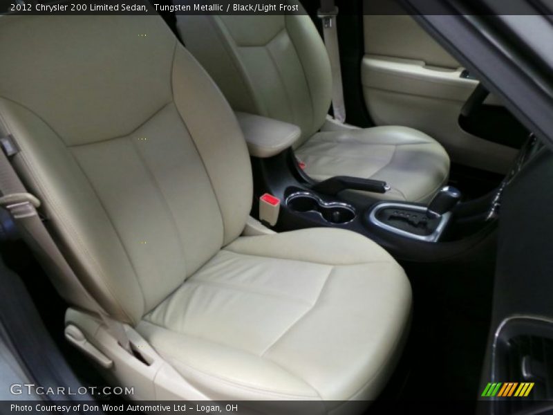 Tungsten Metallic / Black/Light Frost 2012 Chrysler 200 Limited Sedan