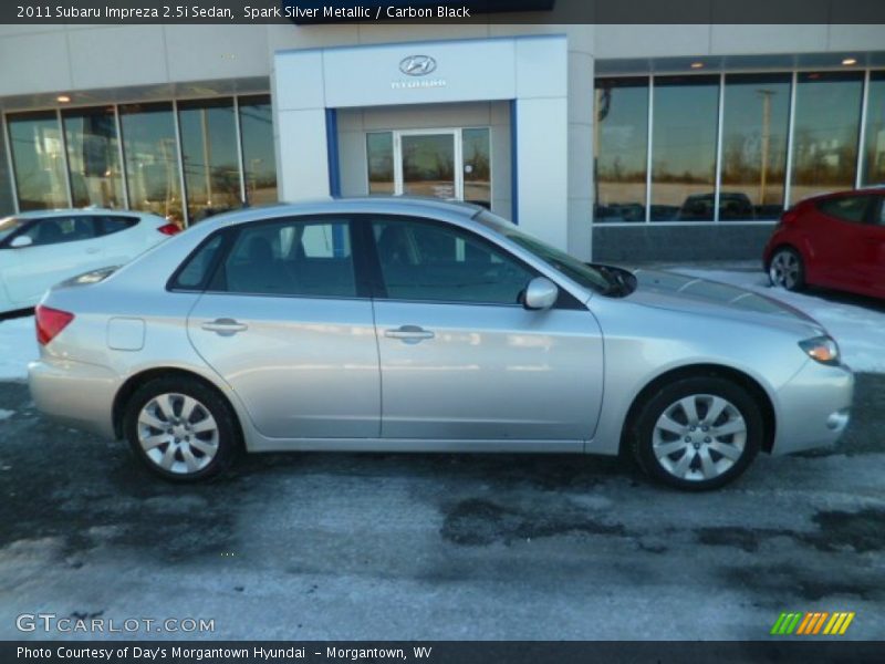 Spark Silver Metallic / Carbon Black 2011 Subaru Impreza 2.5i Sedan