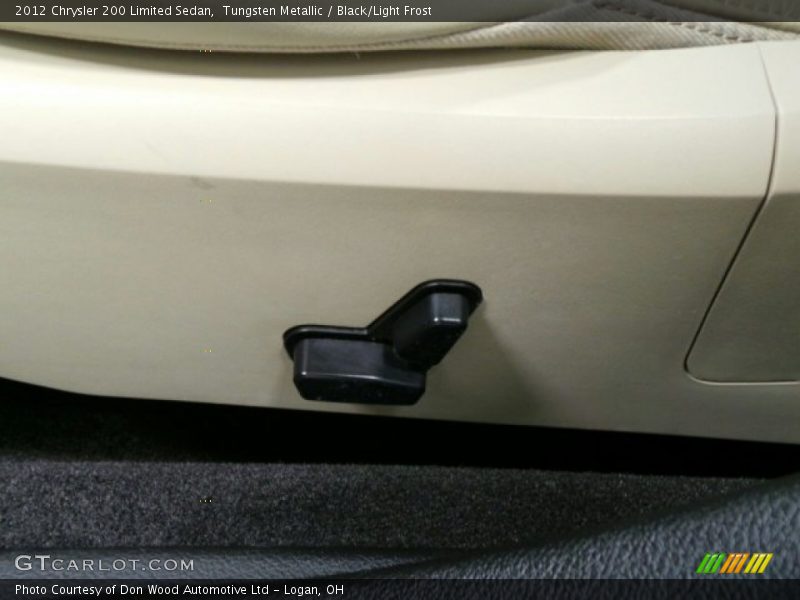 Tungsten Metallic / Black/Light Frost 2012 Chrysler 200 Limited Sedan