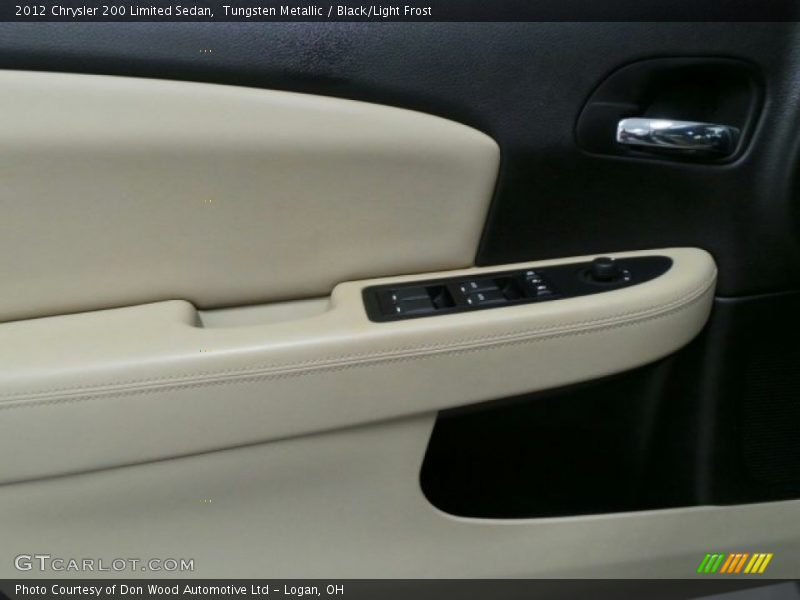 Tungsten Metallic / Black/Light Frost 2012 Chrysler 200 Limited Sedan
