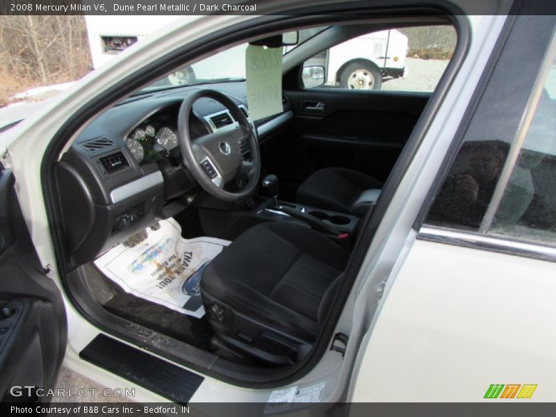 Dune Pearl Metallic / Dark Charcoal 2008 Mercury Milan V6