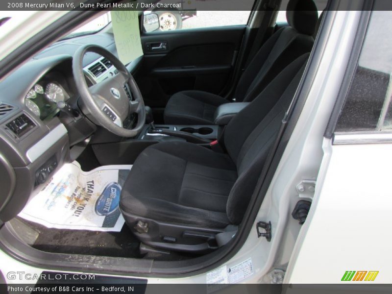 Dune Pearl Metallic / Dark Charcoal 2008 Mercury Milan V6