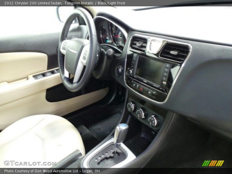 Tungsten Metallic / Black/Light Frost 2012 Chrysler 200 Limited Sedan
