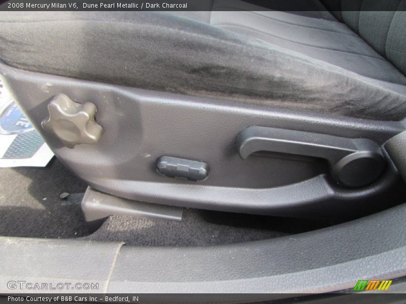 Dune Pearl Metallic / Dark Charcoal 2008 Mercury Milan V6