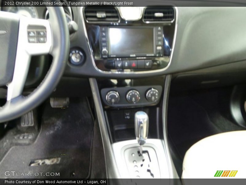 Tungsten Metallic / Black/Light Frost 2012 Chrysler 200 Limited Sedan