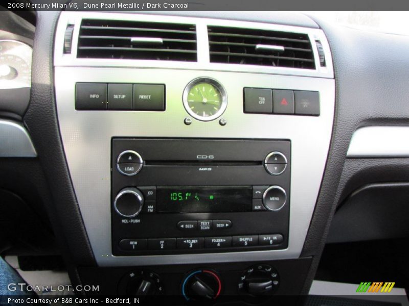 Dune Pearl Metallic / Dark Charcoal 2008 Mercury Milan V6