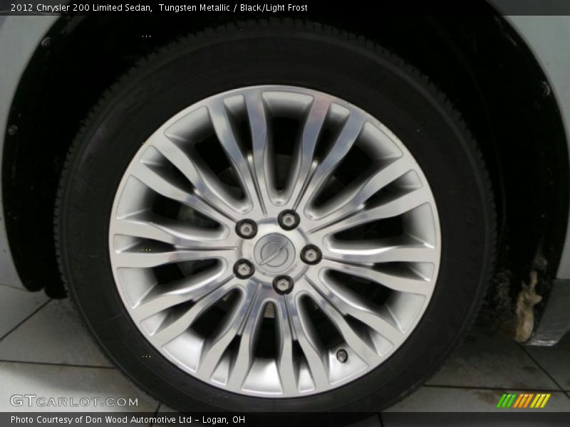 Tungsten Metallic / Black/Light Frost 2012 Chrysler 200 Limited Sedan