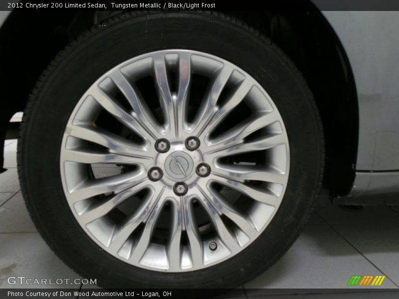 Tungsten Metallic / Black/Light Frost 2012 Chrysler 200 Limited Sedan