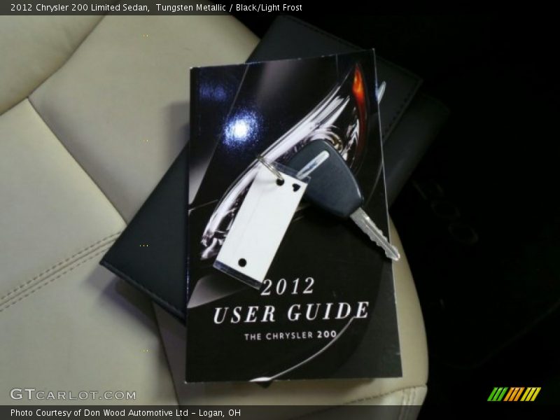 Tungsten Metallic / Black/Light Frost 2012 Chrysler 200 Limited Sedan