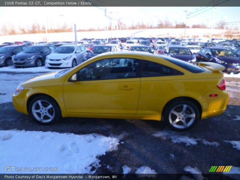 Competition Yellow / Ebony 2008 Pontiac G5 GT
