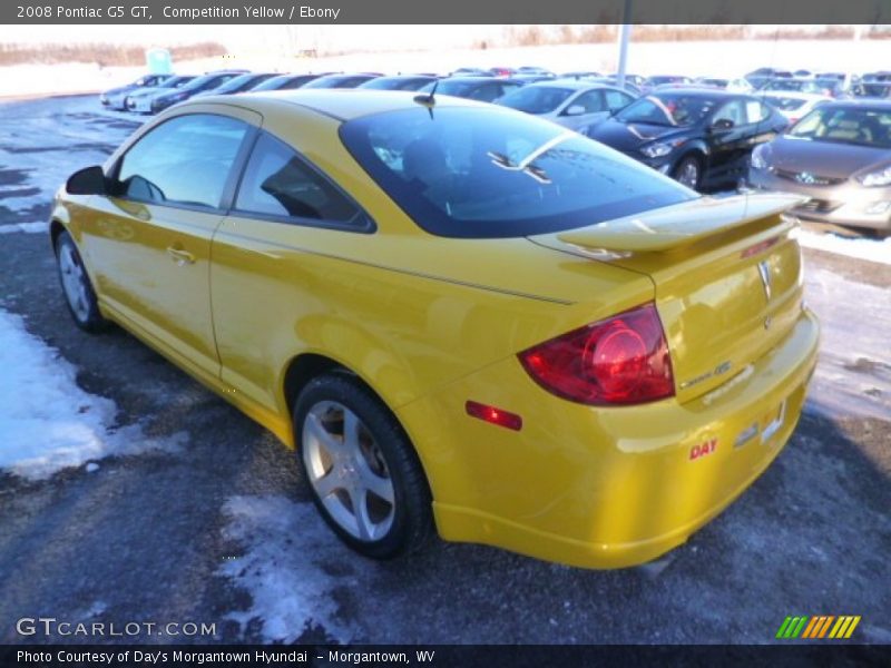 Competition Yellow / Ebony 2008 Pontiac G5 GT