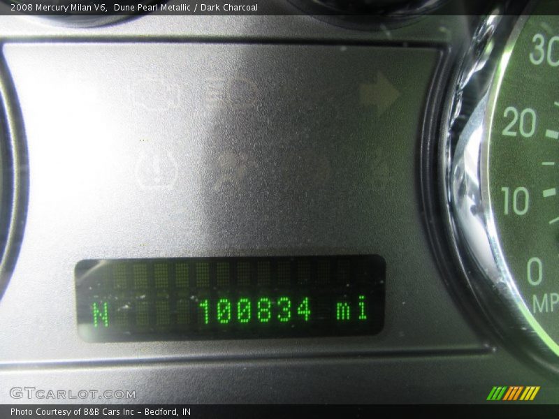 Dune Pearl Metallic / Dark Charcoal 2008 Mercury Milan V6