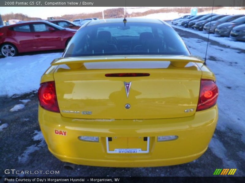 Competition Yellow / Ebony 2008 Pontiac G5 GT