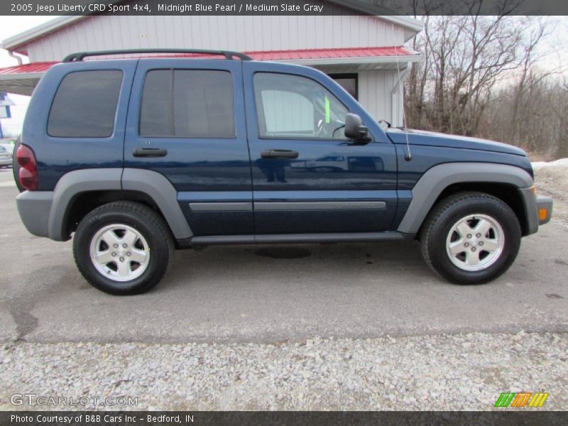 Midnight Blue Pearl / Medium Slate Gray 2005 Jeep Liberty CRD Sport 4x4