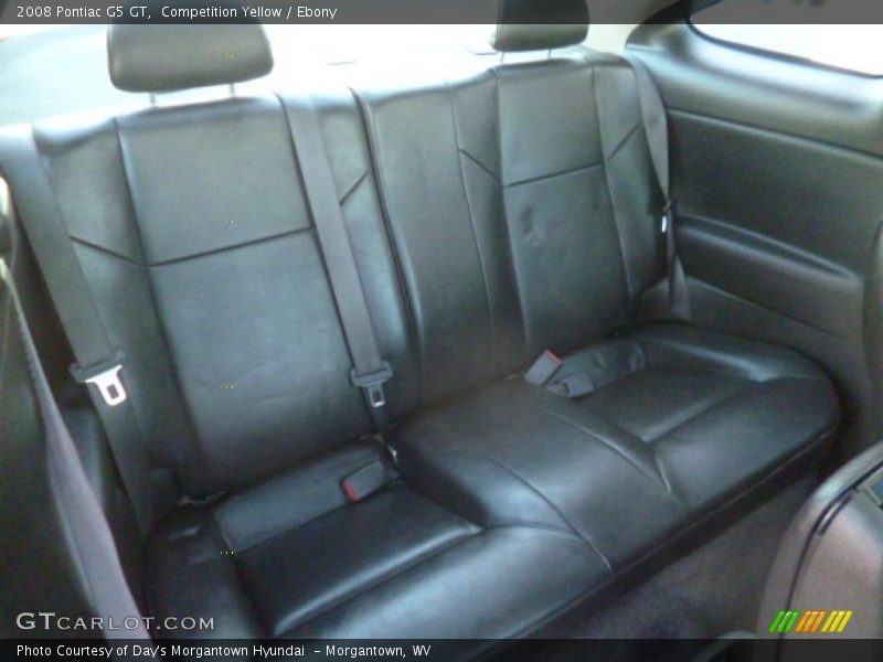 Rear Seat of 2008 G5 GT