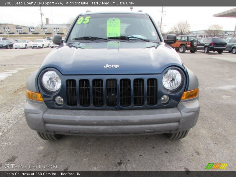 Midnight Blue Pearl / Medium Slate Gray 2005 Jeep Liberty CRD Sport 4x4