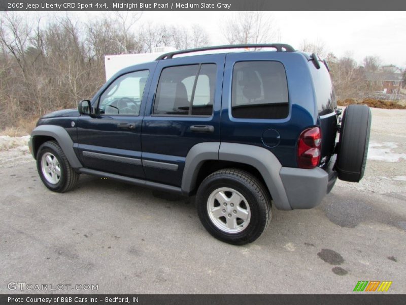 Midnight Blue Pearl / Medium Slate Gray 2005 Jeep Liberty CRD Sport 4x4