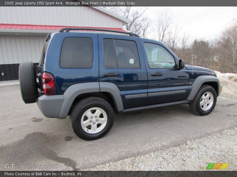 Midnight Blue Pearl / Medium Slate Gray 2005 Jeep Liberty CRD Sport 4x4