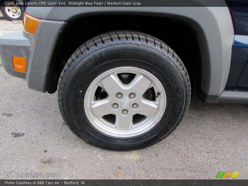 Midnight Blue Pearl / Medium Slate Gray 2005 Jeep Liberty CRD Sport 4x4
