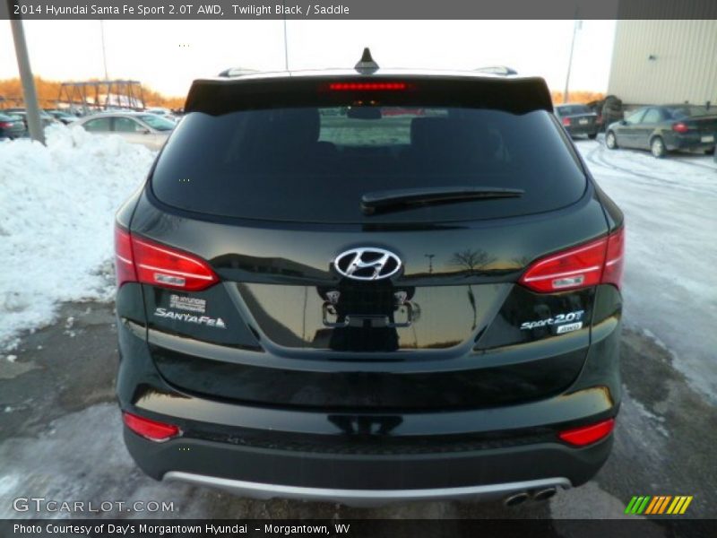 Twilight Black / Saddle 2014 Hyundai Santa Fe Sport 2.0T AWD