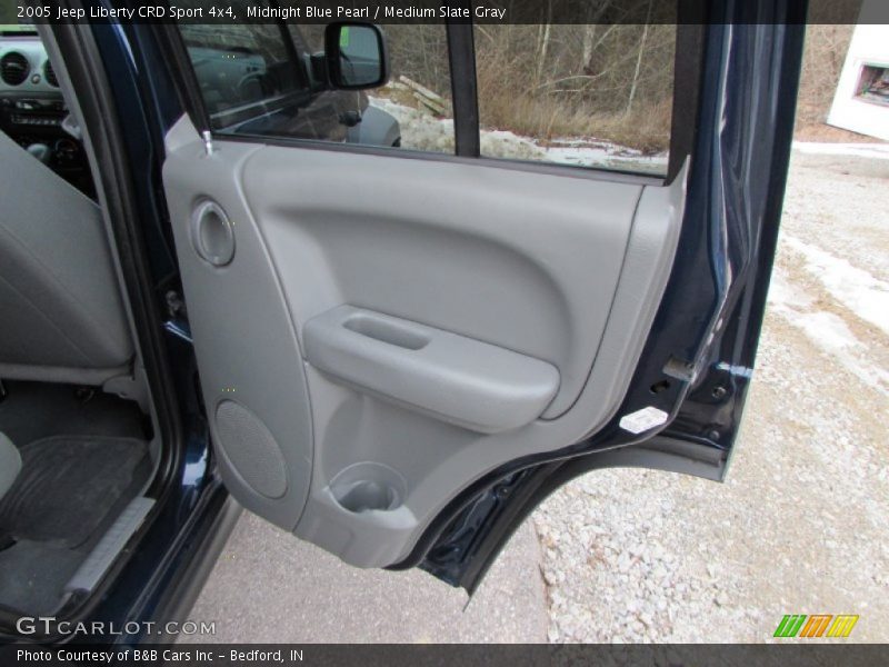 Midnight Blue Pearl / Medium Slate Gray 2005 Jeep Liberty CRD Sport 4x4