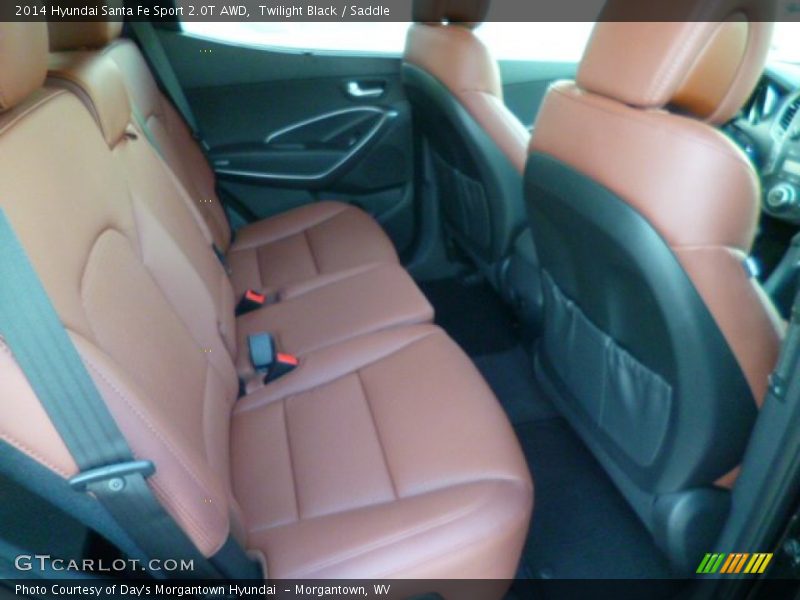 Twilight Black / Saddle 2014 Hyundai Santa Fe Sport 2.0T AWD