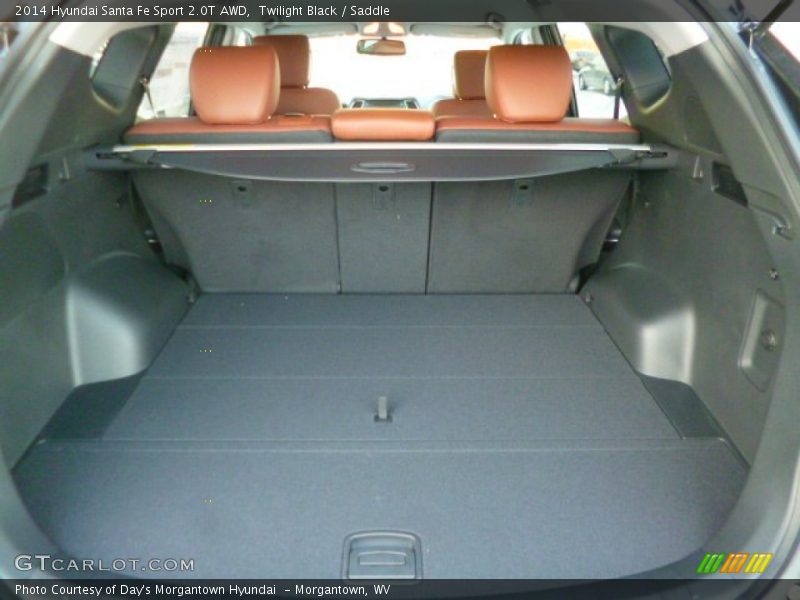 Twilight Black / Saddle 2014 Hyundai Santa Fe Sport 2.0T AWD