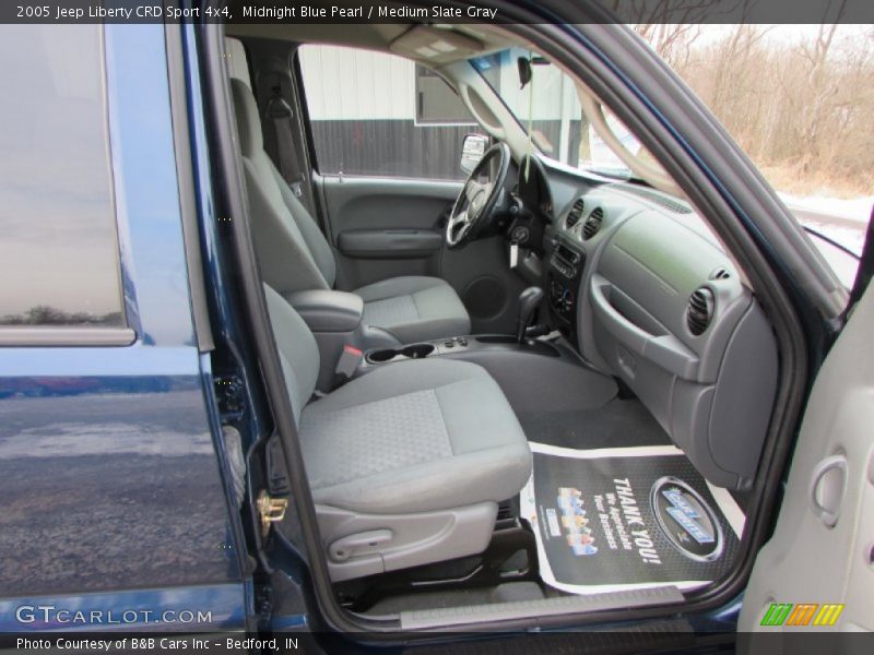 Midnight Blue Pearl / Medium Slate Gray 2005 Jeep Liberty CRD Sport 4x4
