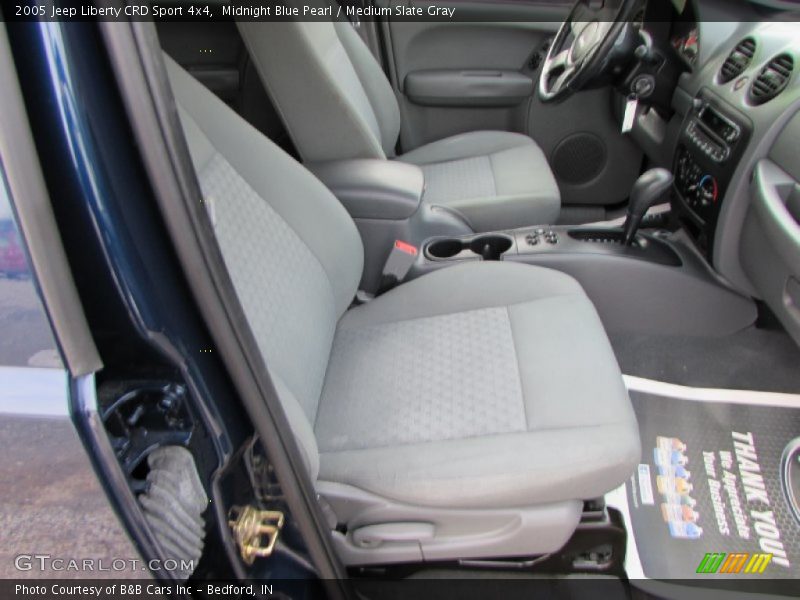 Midnight Blue Pearl / Medium Slate Gray 2005 Jeep Liberty CRD Sport 4x4