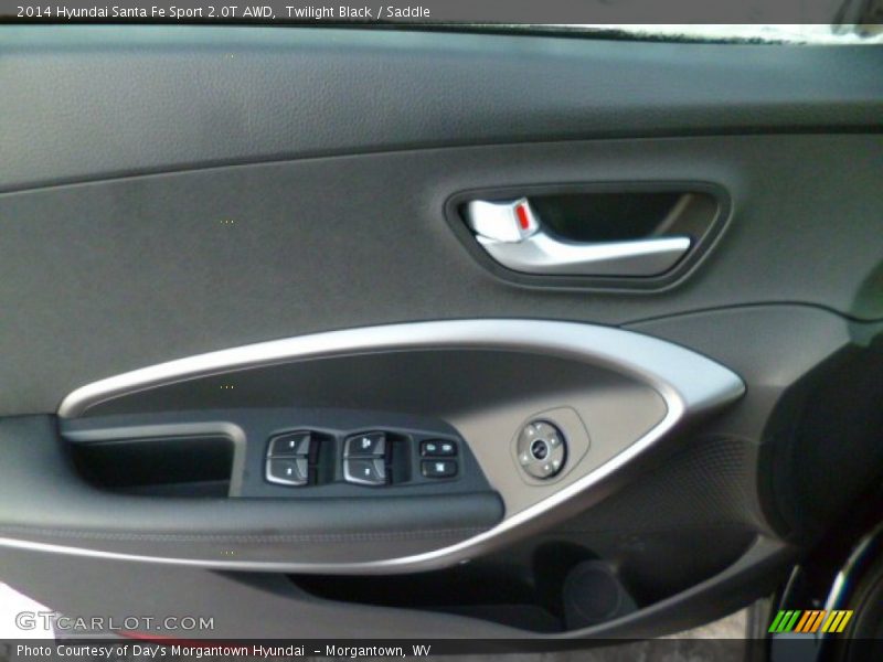 Twilight Black / Saddle 2014 Hyundai Santa Fe Sport 2.0T AWD