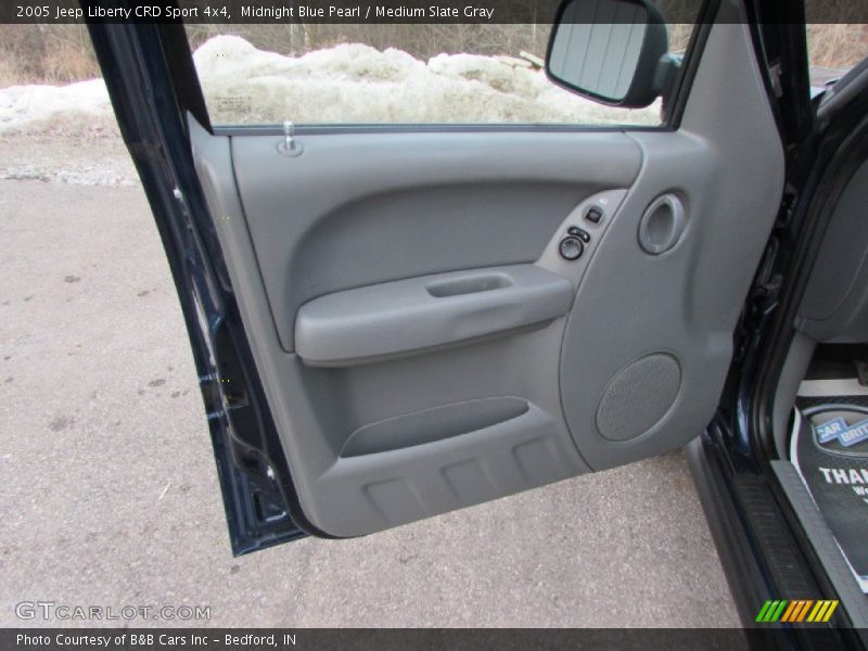Midnight Blue Pearl / Medium Slate Gray 2005 Jeep Liberty CRD Sport 4x4